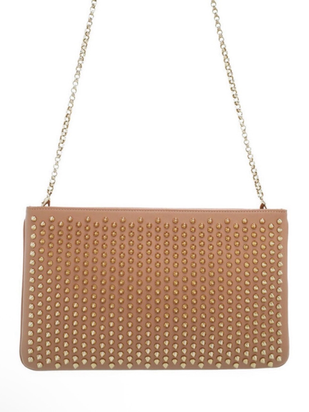 💯 Christian Louboutin ‘LoubiPosh’ Spiked Leather Purse